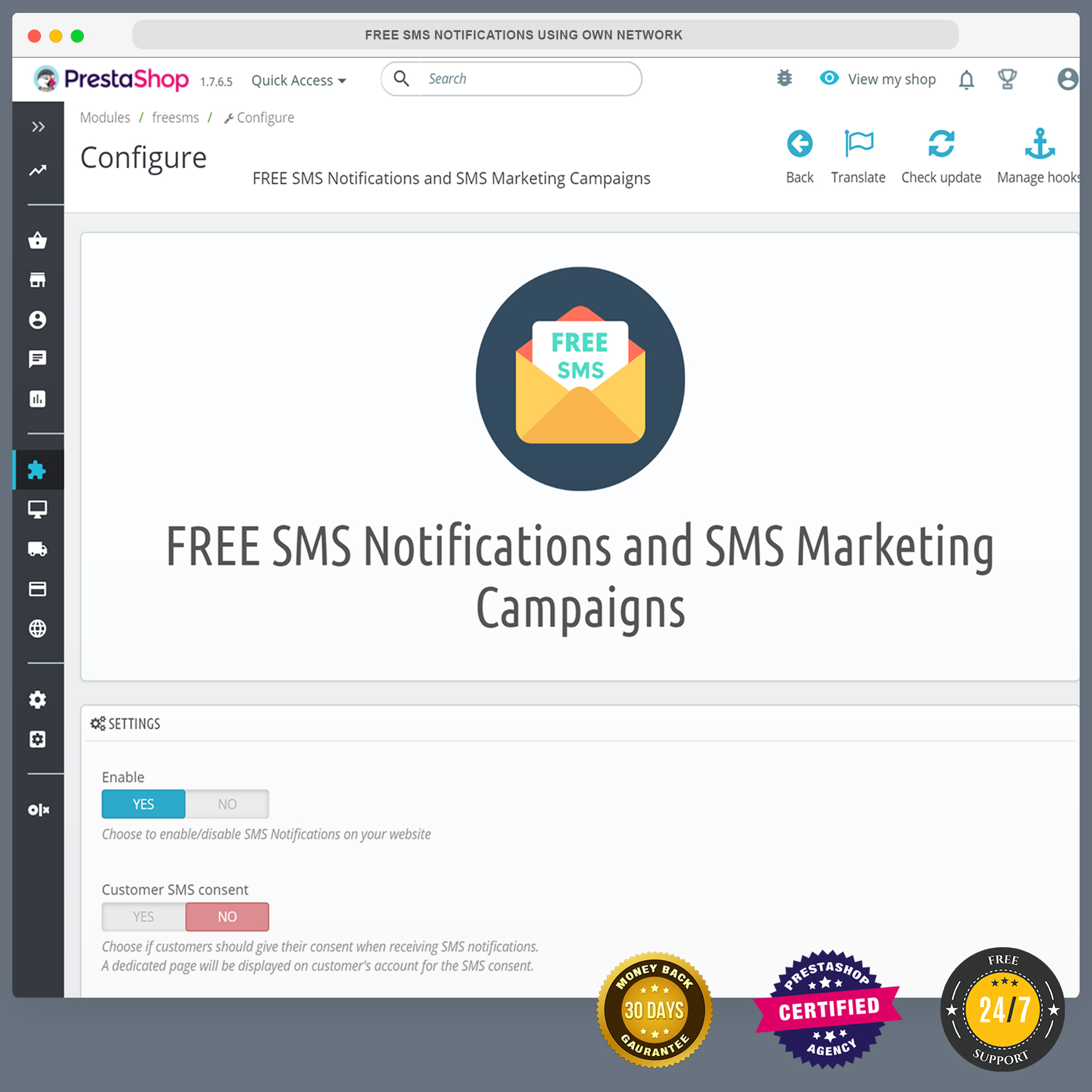 Free SMS Notifications using own mobile and SIM card Module
